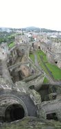 SX23277-82 View down Conwy Castle tower in the rain.jpg